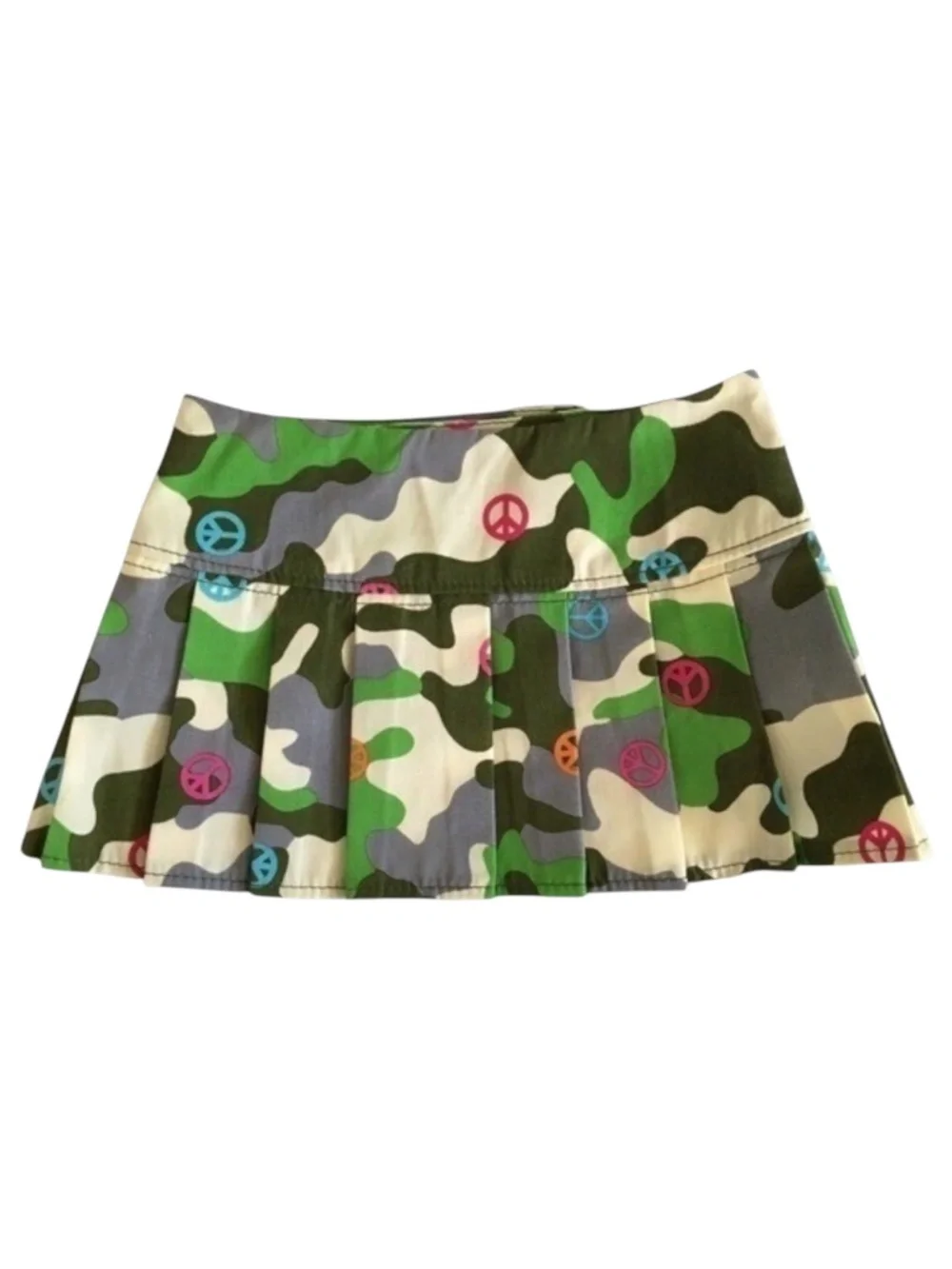 NWT SimplyDog 2pc Camo Skirt & Peace Top Dog Outfit Size S